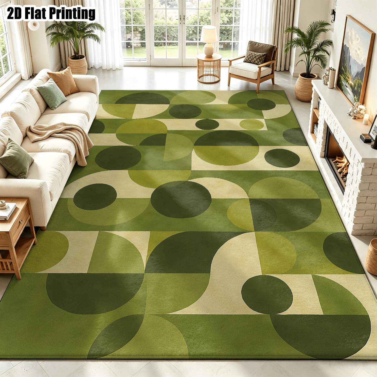 Interior Design Instagram - 1 unidade de tapete com estampa