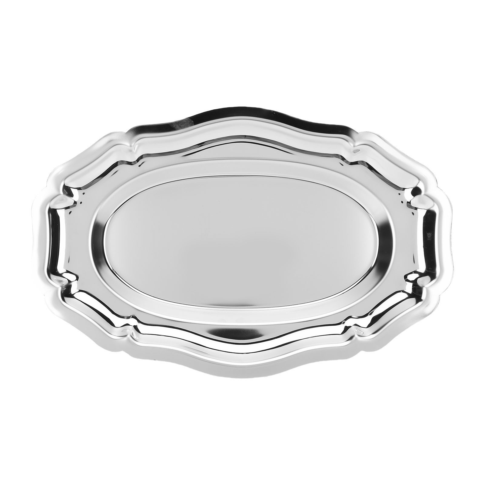 Travertine Tray Oval - Bandeja de servir 304 placa de