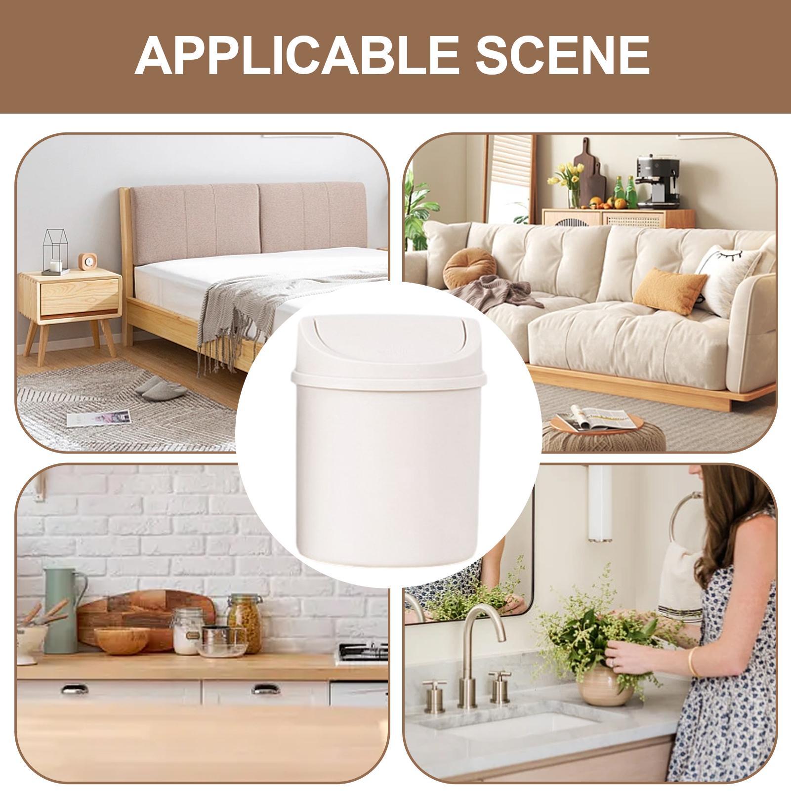 Mini Lixeira de Mesa com Tampa - Interior Design Your Home avaliação e preço