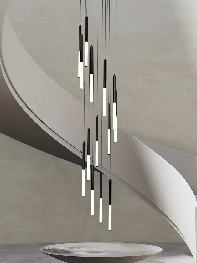 Moderno led criativo preto tub - Interior Design Youtube avaliação e preço