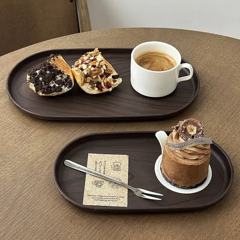 Bandeja Oval de Madeira de Nog - Travertine Tray Oval avaliação e preço