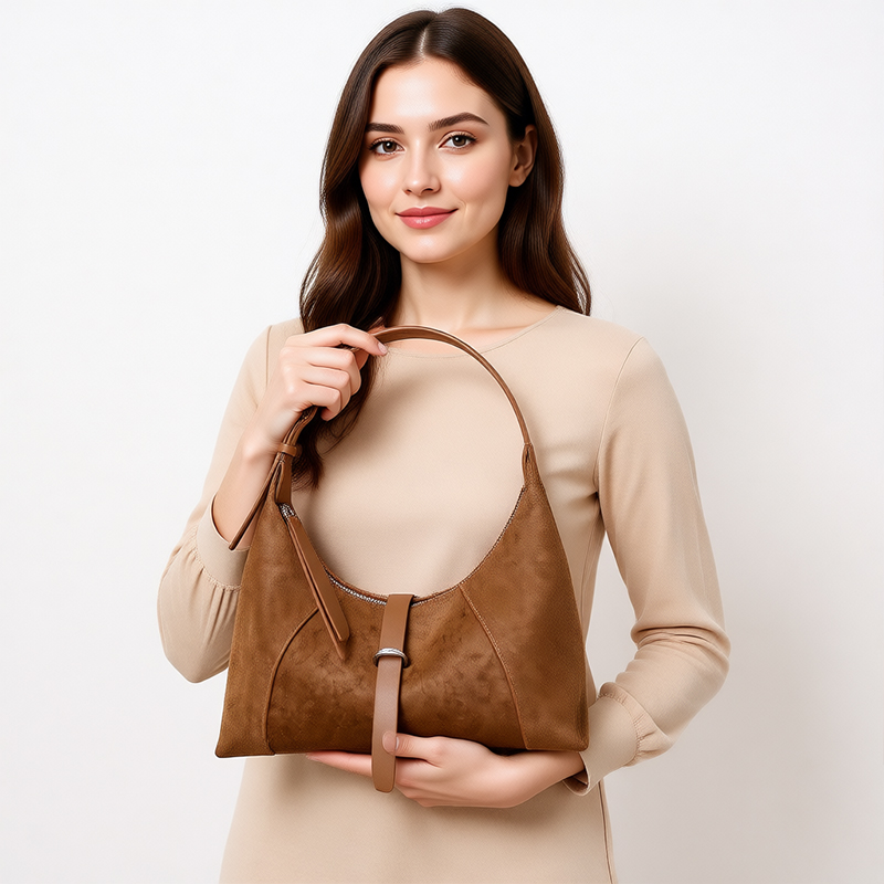 Bolsa de camurça feminina esti - Interior Design Style avaliação e preço