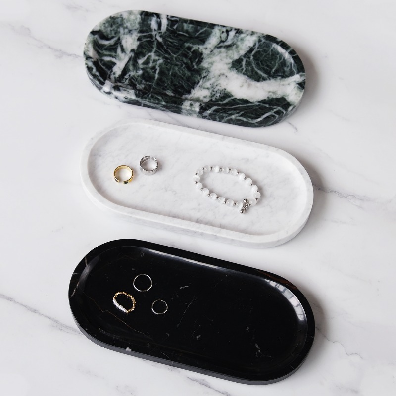 Bandeja Oval de Mármore Traver - Travertine Tray Oval avaliação e preço