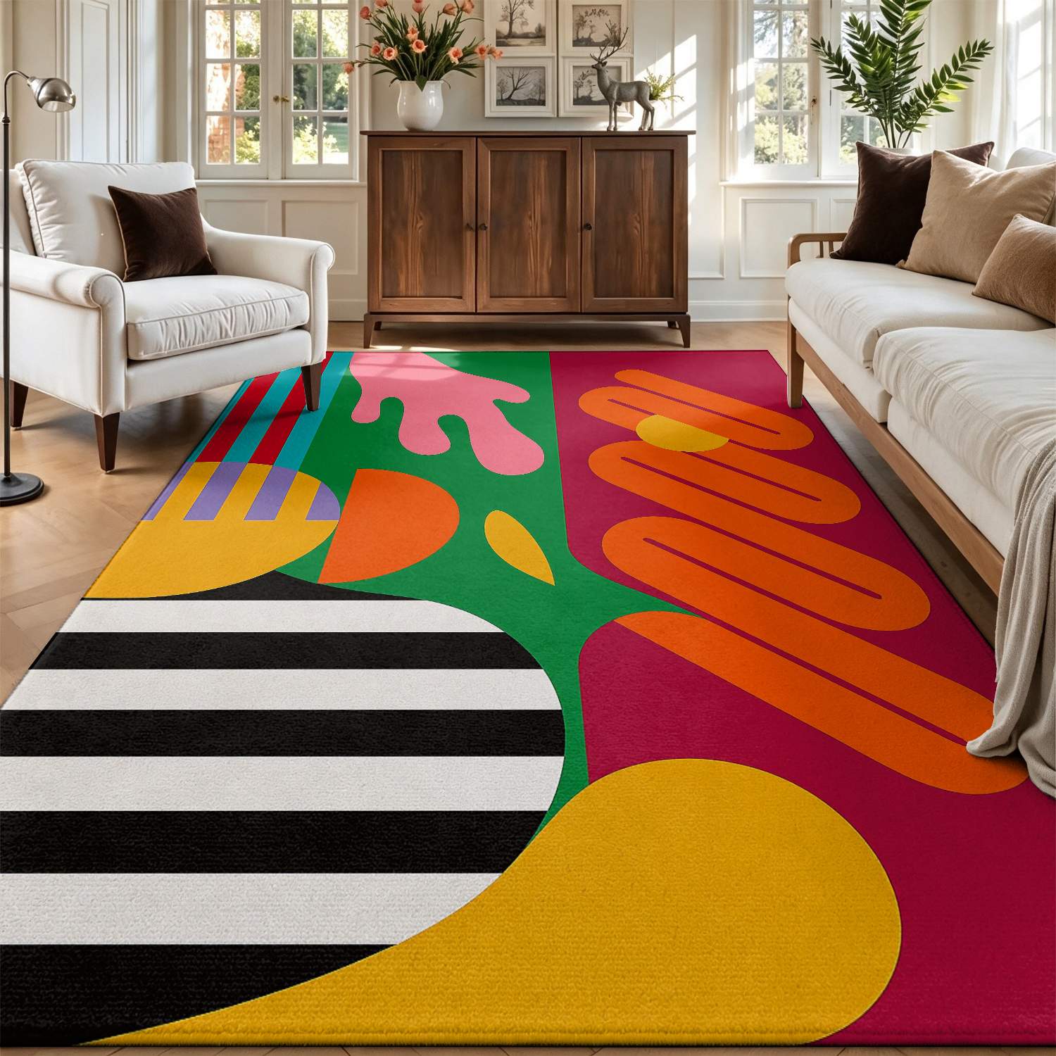 1 tapete estampado em 2D: padr - Interior Design Instagram avaliação e preço