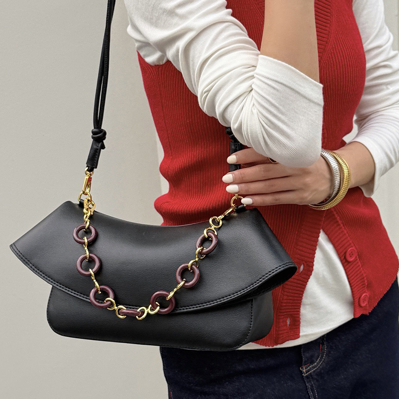 Nova Bolsa de Ombro de Couro V - Interior Design Style avaliação e preço