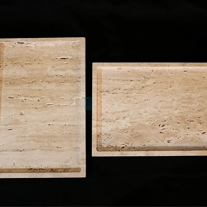 【Natural】Bandeja de Servir Ova - Travertine Tray Oval avaliação e preço