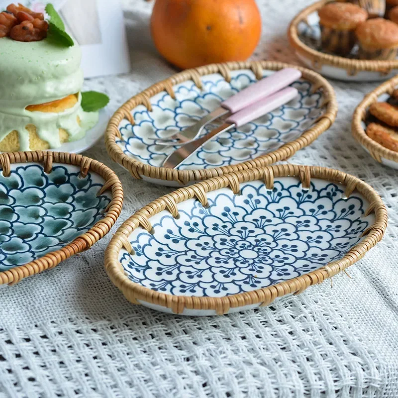 Bandeja de Frutas de Cerâmica  - Travertine Tray Oval avaliação e preço